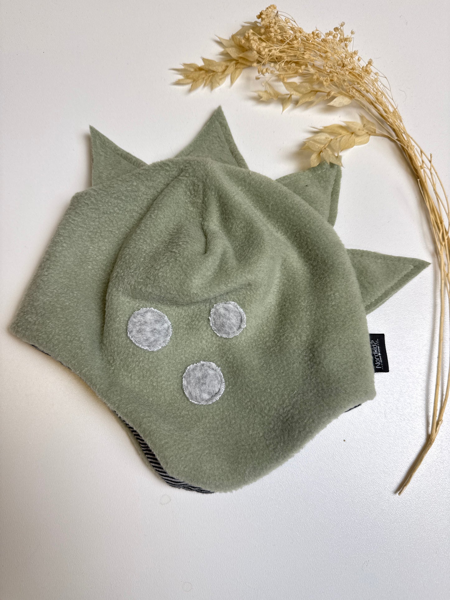 Fleece Dinomütze - 47-50