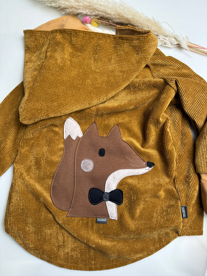 Applikation - „brauner Fuchs mit Fliege“