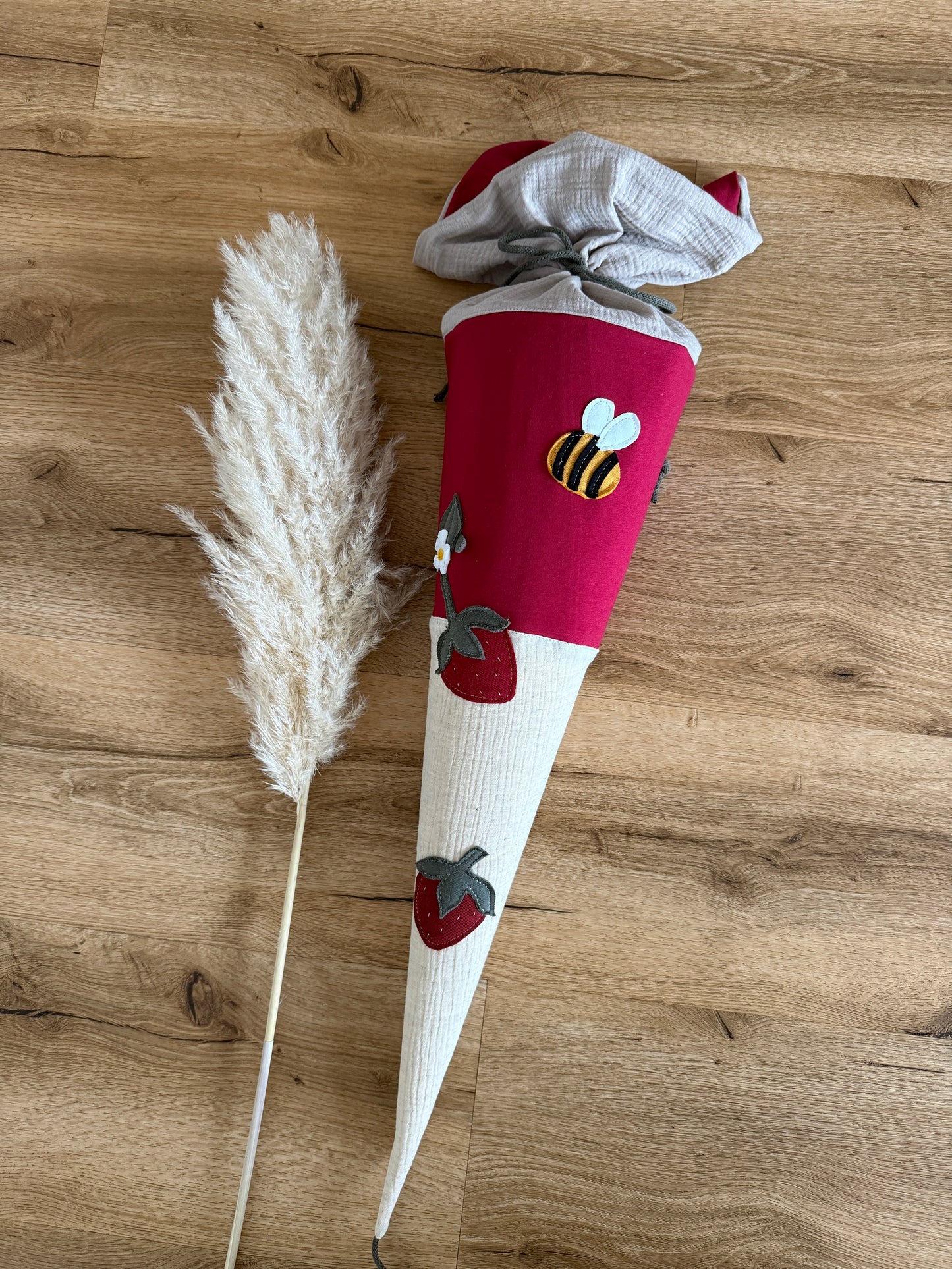 Schultüte Erdbeere Unikat