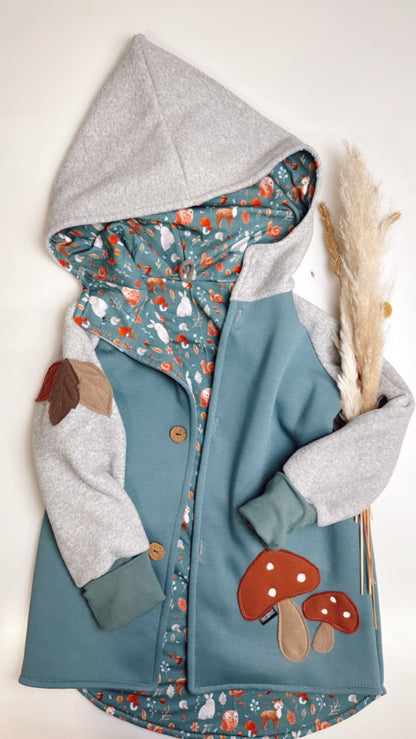 MEER Herbstzauber Jacke – Fleece trifft Sweat, Liebe zum Detail inklusive