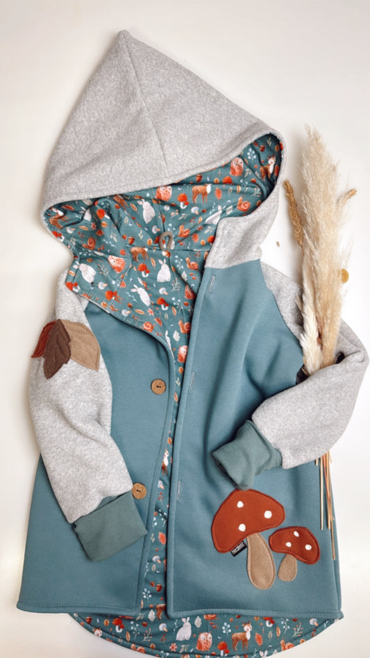 MEER Herbstzauber Jacke – Fleece trifft Sweat, Liebe zum Detail inklusive