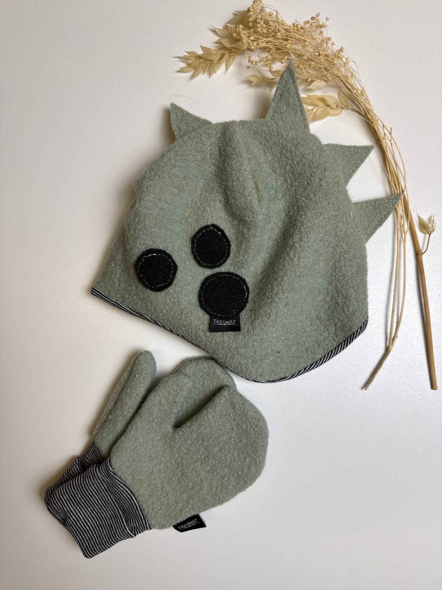 Walk Set Dino Mütte und Handschuhe - 3-4 Jahre