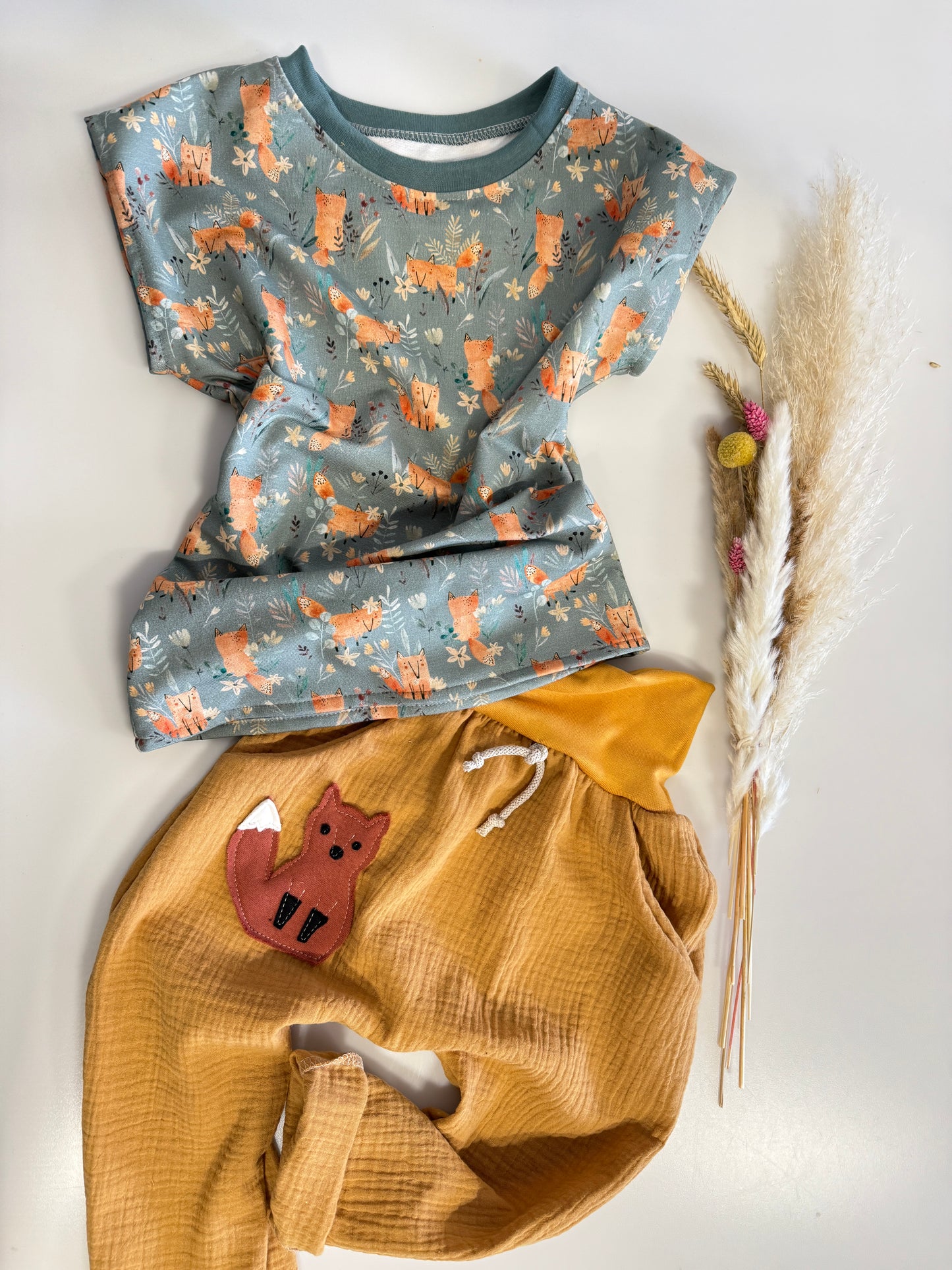 SET T-Shirt & Musselin Chino „Mr.Fox“