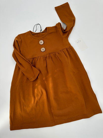 Jersey-Kleid Cognac (431)