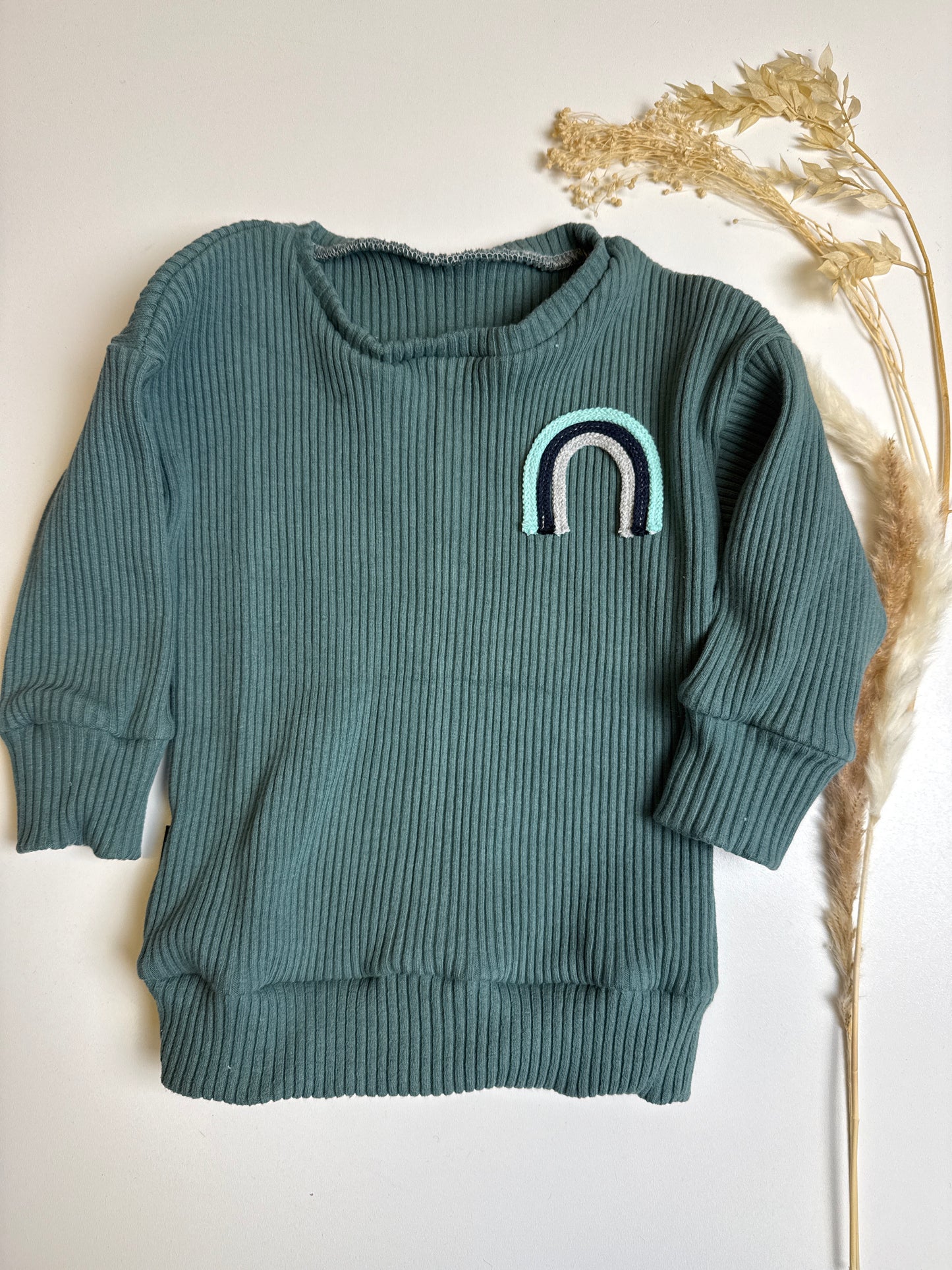 Strick Shirt - JADE - Regenbogen Gr. 92/98