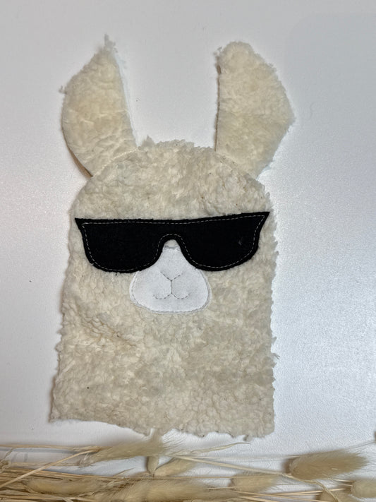 Applikation - Lama mit Sonnenbrille