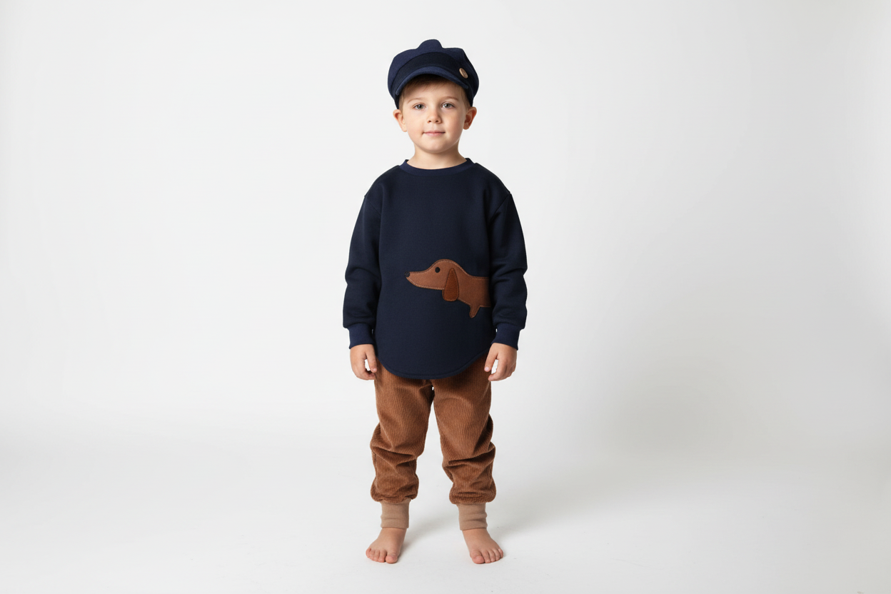 Kuschel Sweat-Shirt - „kleiner Dackel“