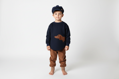 Kuschel Sweat-Shirt - „kleiner Dackel“
