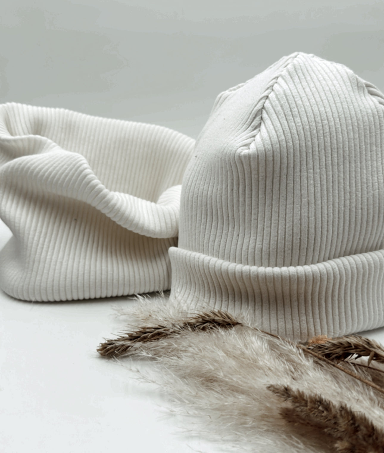 Rib "Beanie+Loop" Set - versch. Farben