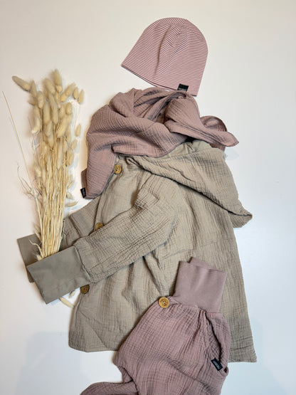 Musselin Jacke – kuschelig gefüttert & wunderbar bequem 🤍