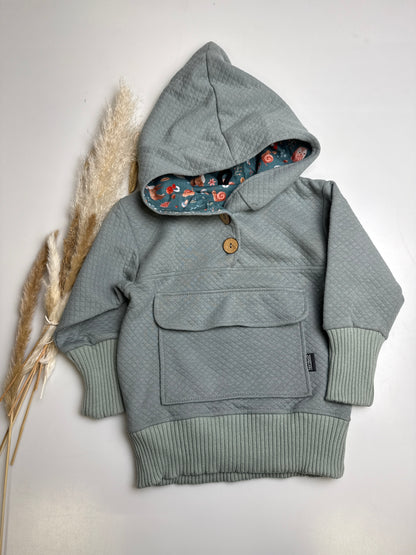 Outdoorhoodie mint  - 4 - 86/92 (FEHLER BILD!)