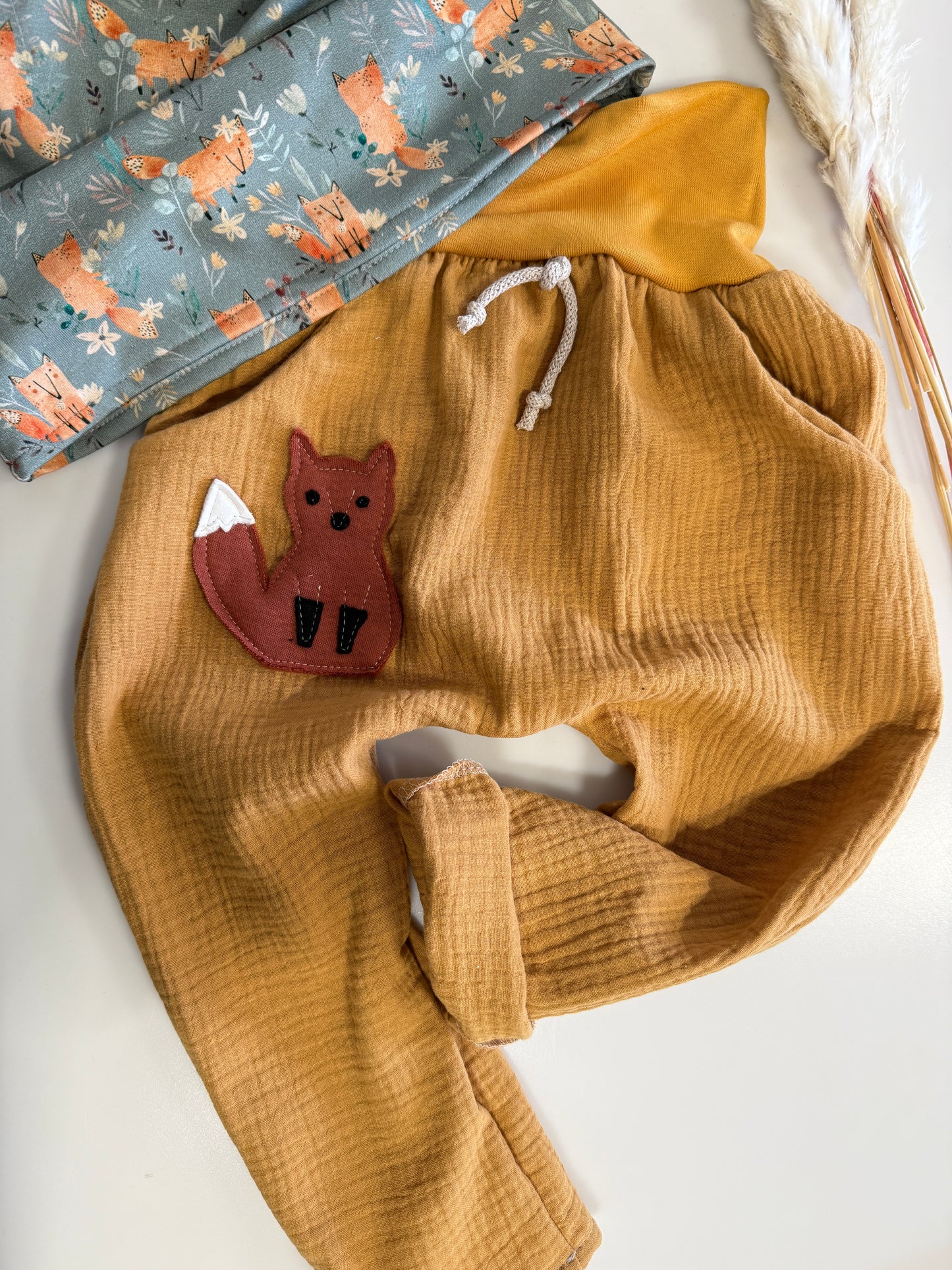 SET T-Shirt & Musselin Chino „Mr.Fox“