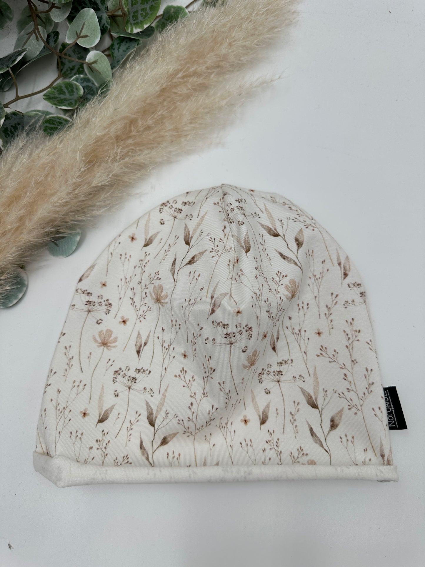 Leichte Beanie, Jersey - "Wildblume"