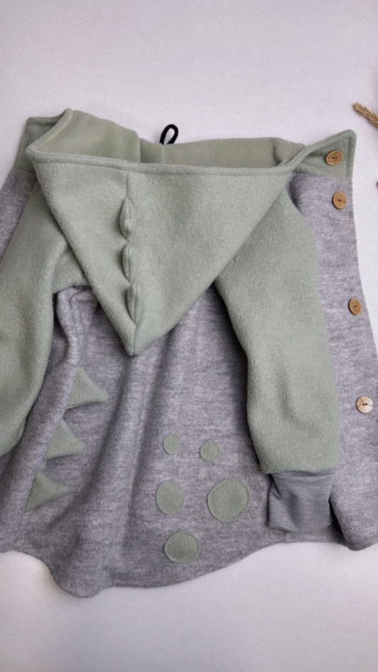 Wollwalk-Jacke - "baby Dino"