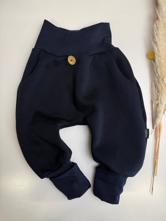 🍂 Mitwachsende Sweat-Knicker – Navy
