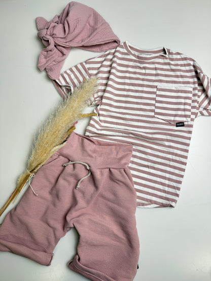 Streifenshirt „rosa Nordlicht“ – Lässiger Look aus Bio-Jersey
