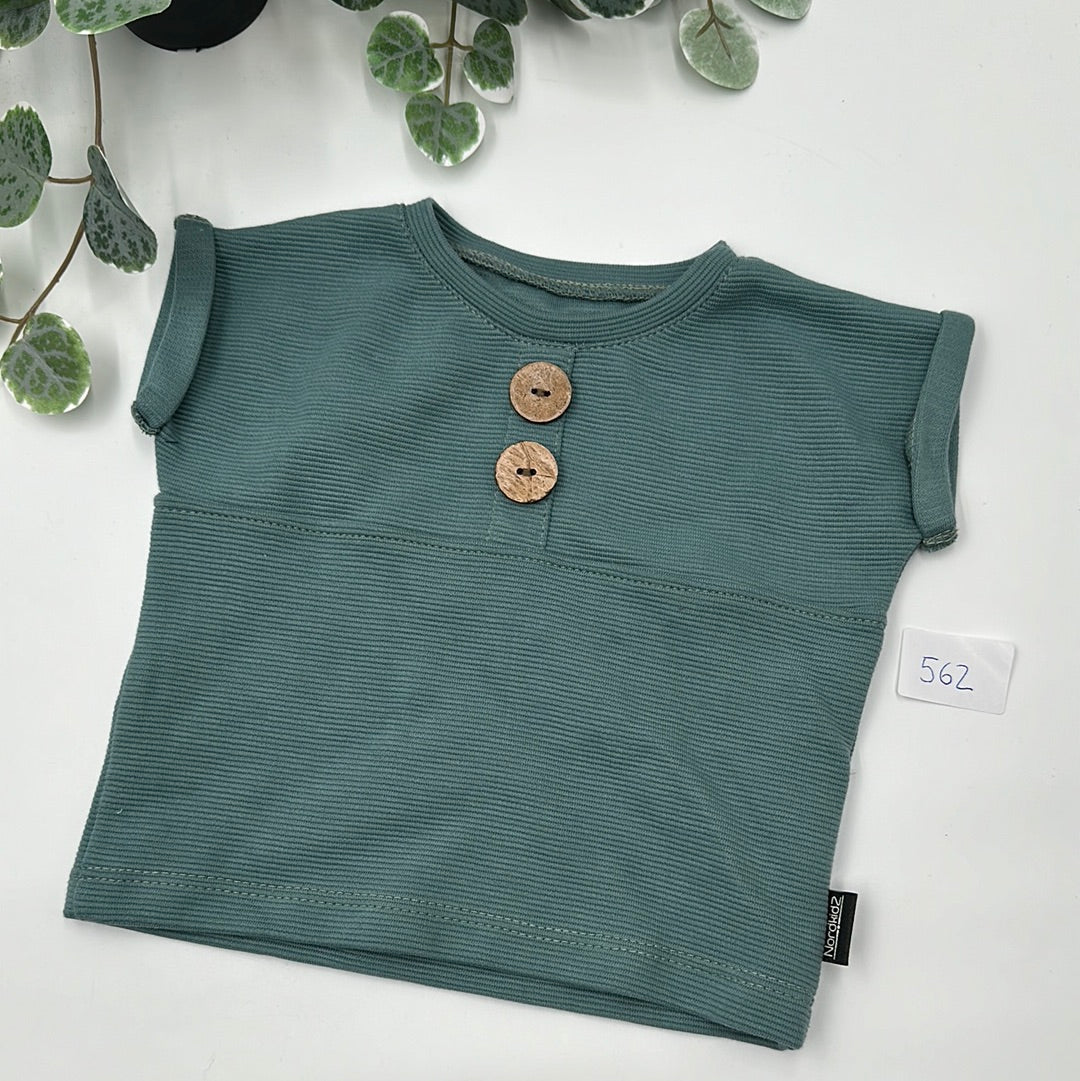 Rib-Jersey T-Shirt - Jade (562)