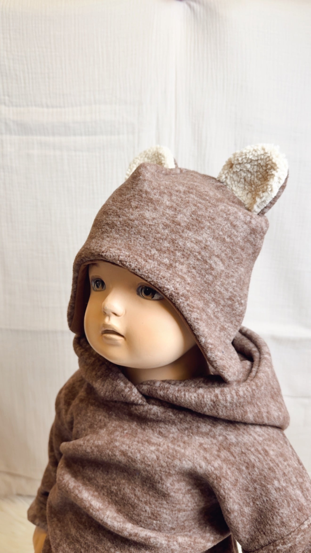 Kuschelige Teddy Fleece-Mütze für Kinder