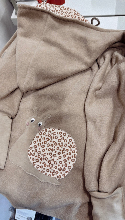 🐌 Frühlings Jacke „Turbo Schnecke“ – Beige