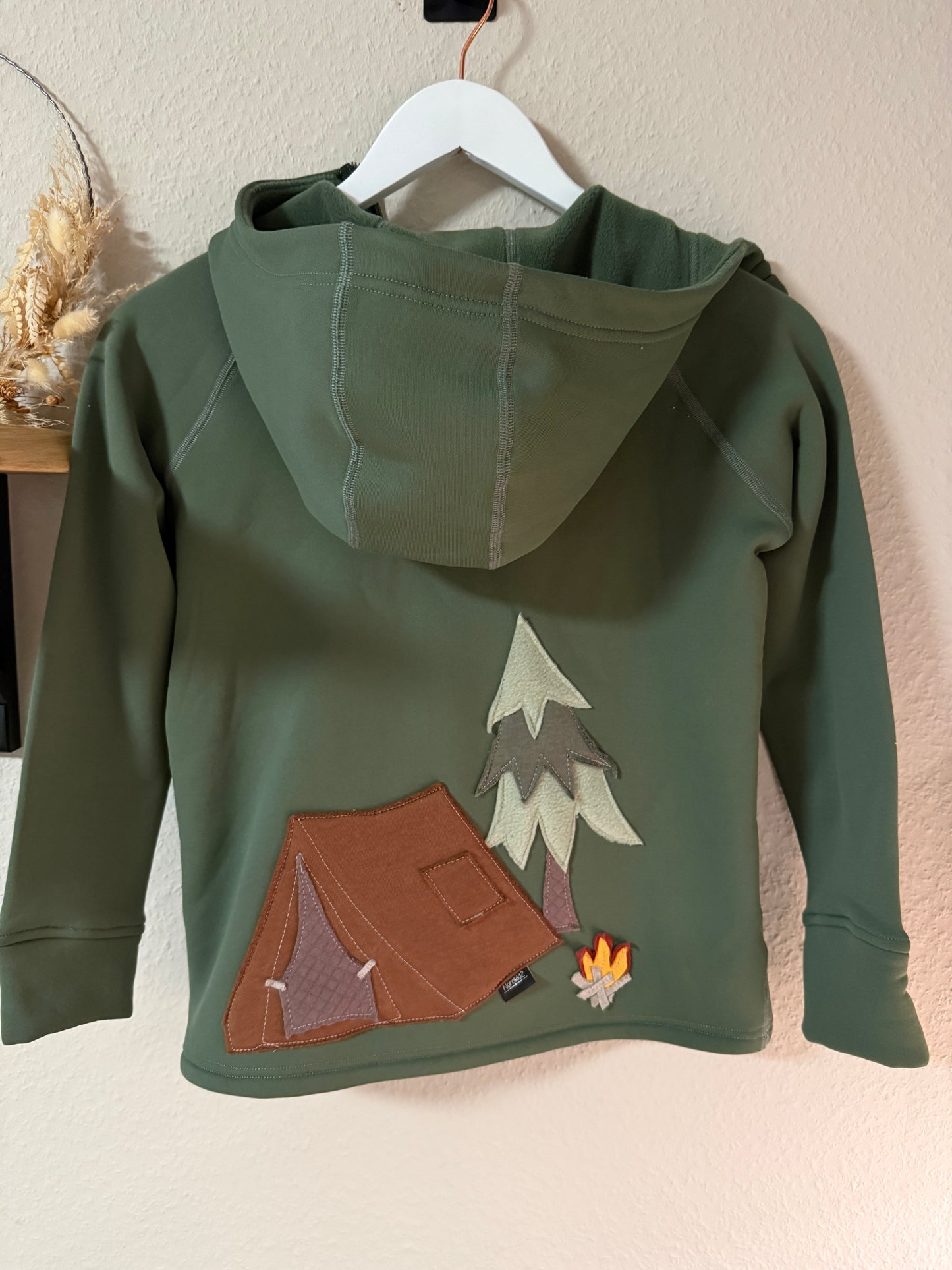 Funktionsjacke Camping - Moos - Gr. 7 - 122/128