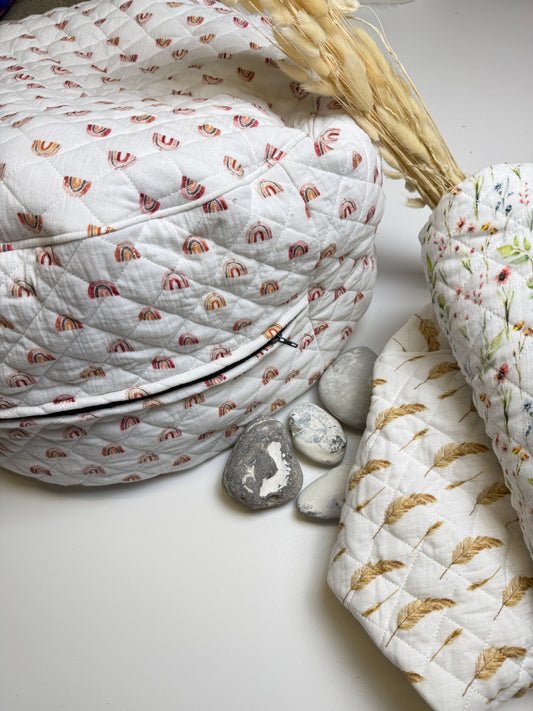 Sitzsack Hülle - Kuscheltierversteck -Musselin Stepp Angebot - wird genäht