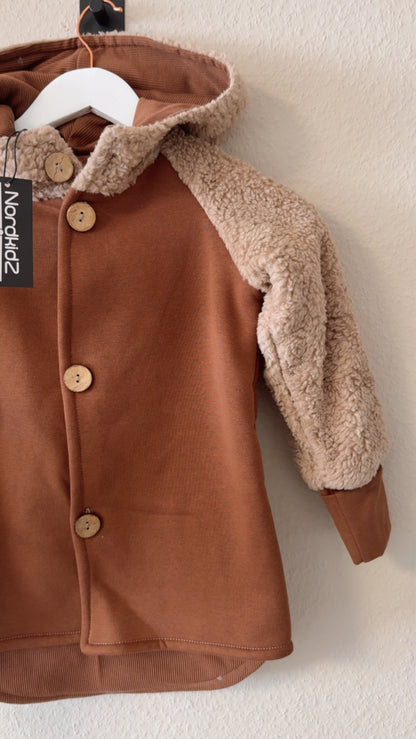 Kuschelige Frühlingsjacke mit Ente 110/116