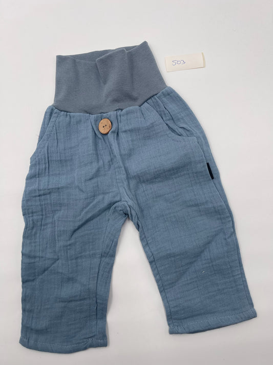 503 - Musselin Chino - Rauchblau