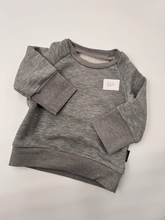 Sweater - grau meliert, Gr. 1 (553)