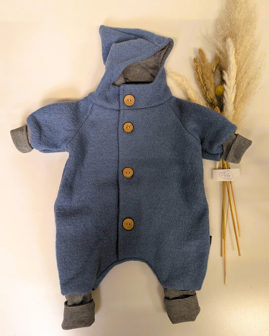 256 Walk Overall - Taubenblau