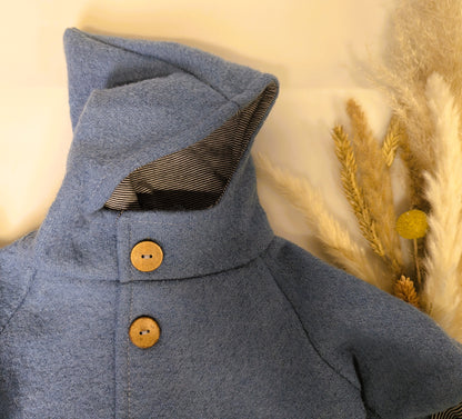 256 Walk Overall - Taubenblau