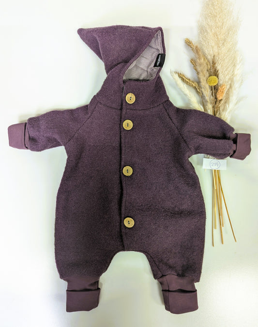 254 Walk Overall - Aubergine "Ringel"