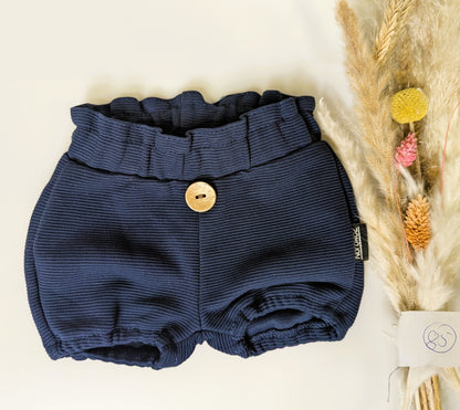85 Rib-Bloomers "Paperbag-Bündchen" - Navy