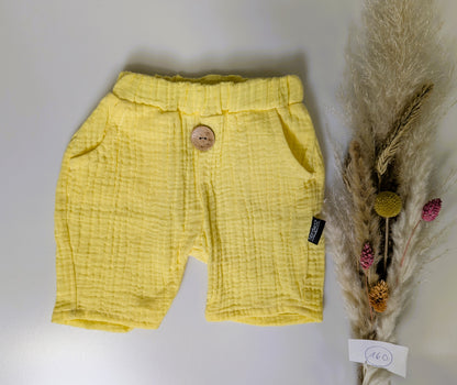 156 Musselin Shorts - versch. Farben