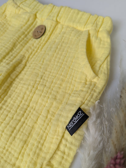 156 Musselin Shorts - versch. Farben