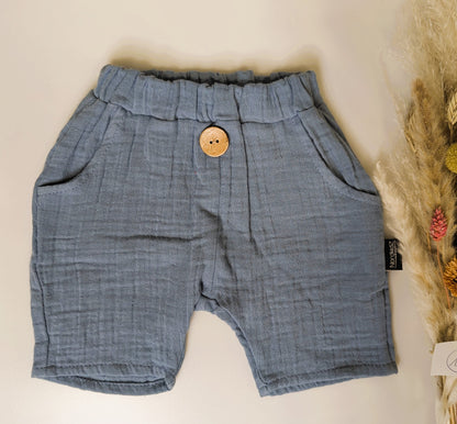 156 Musselin Shorts - versch. Farben