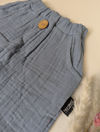 156 Musselin Shorts - versch. Farben