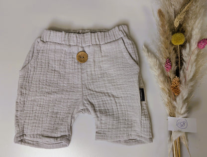 156 Musselin Shorts - versch. Farben